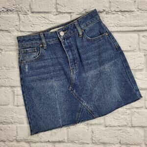 Pacsun Distressed Denim Skirt size 24